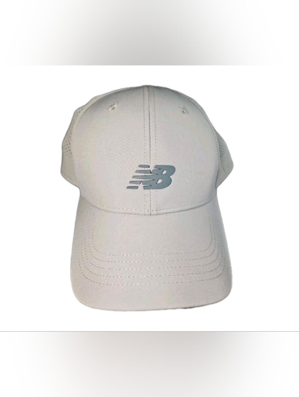 New Balance Gray Trucker Mesh Men's Snapback Adjustable Hat